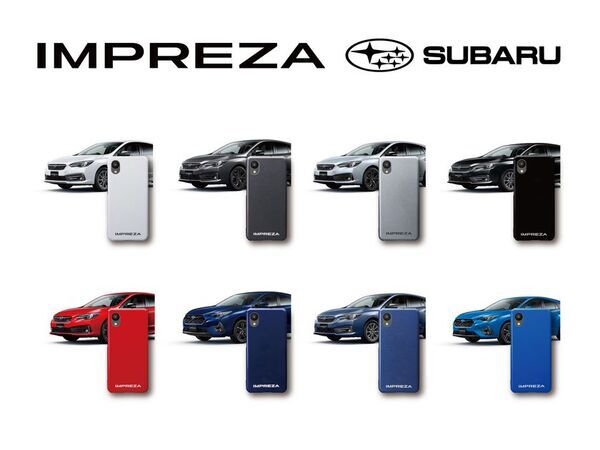 SUBARU『IMPREZA(インプレッサ)』の実車カラーを再現したスマートフォンケースを発売！