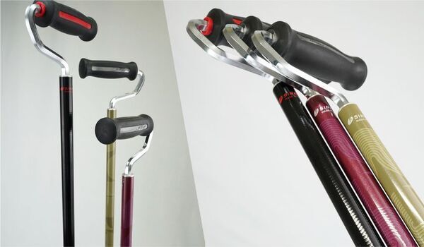 “しっかり握れる”軽量なスモールベース4点杖「やわらGELグリップ4点杖 TYPE-U」を2025年7月1日より発売。国産杖メーカー「シナノ」
