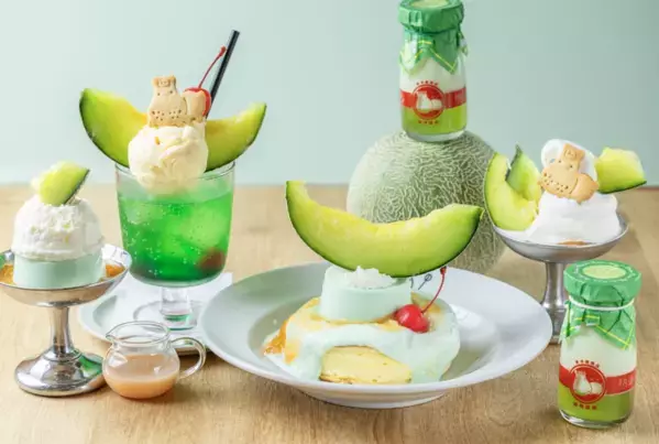 熱海プリンに今年もメロンがやってきた！！メロンがどーんと乗った「ジューシーメロンプリンメニュー」が6/28(土)よりいよいよスタート！