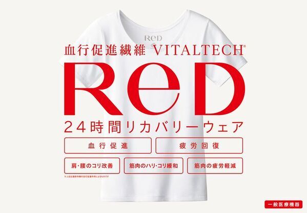 24時間リカバリーウェア「ReD(レッド)」阪急うめだ本店「GREEN AGE」でPOP-UPイベントを開催