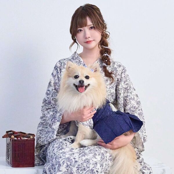 トワルドジュイ生地を使用したペットとリンクコーデが楽しめる新商品「セパレートトワルドジュイ浴衣」と「トワルドジュイペット袴」を販売開始