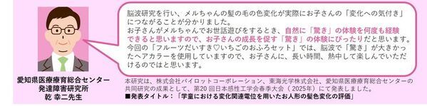 おふろで遊べる限定ヘアーのメルちゃんが7月12日発売！脳波研究で髪の毛の色が変わると「驚き」が大きいことが判明