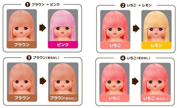 おふろで遊べる限定ヘアーのメルちゃんが7月12日発売！脳波研究で髪の毛の色が変わると「驚き」が大きいことが判明
