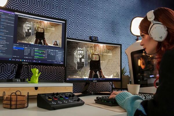 ゲーム配信者グループ「三人称」とのコラボのゲーミング・ミキサー登場