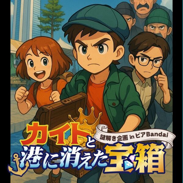 新潟・みなとのマルシェ「ピアBandai」を舞台にした壮大な体験型謎解きイベント「カイトと港に消えた宝箱」　8月1日から開催！