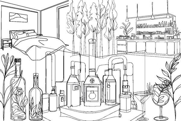 奈良・宇陀発、「泊まれる蒸溜所」プロジェクト　薬草の町から届ける、新しい旅と蒸溜所のかたち。クラウドファンディング開始