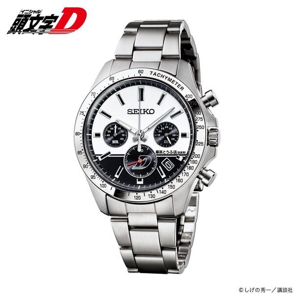 『頭文字D』とセイコーのコラボウオッチが登場！連載30周年記念。「ハチロク」をイメージしたクロノグラフモデル。