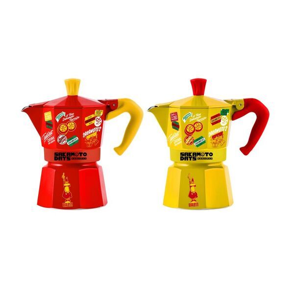 イタリアのコーヒー・コーヒー器具ブランド「ビアレッティ」とNetflixで配信中の世界中で大人気のTVアニメ「SAKAMOTO DAYS」のコラボレーションアイテムが7月中旬より販売開始