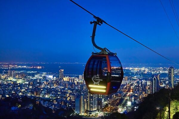 夏限定！神戸の夜景を一望できるリゾート施設「神戸布引ハーブ園／ロープウェイ」でビアテラス × イルミネーションを7/12(土)から開催