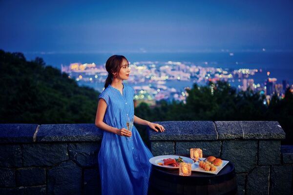 夏限定！神戸の夜景を一望できるリゾート施設「神戸布引ハーブ園／ロープウェイ」でビアテラス × イルミネーションを7/12(土)から開催