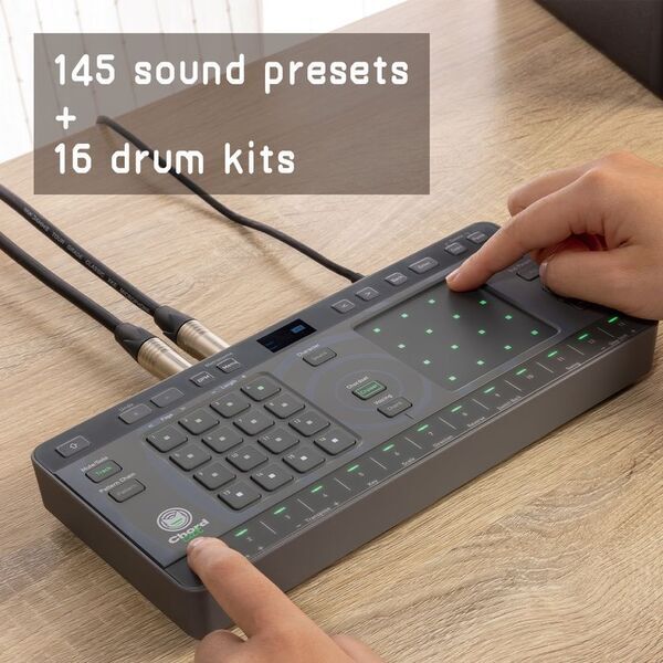 コードレコメンド機能でコードが弾ける、作れる、ひらめきが生まれるグルーヴボックス「Chordcat」