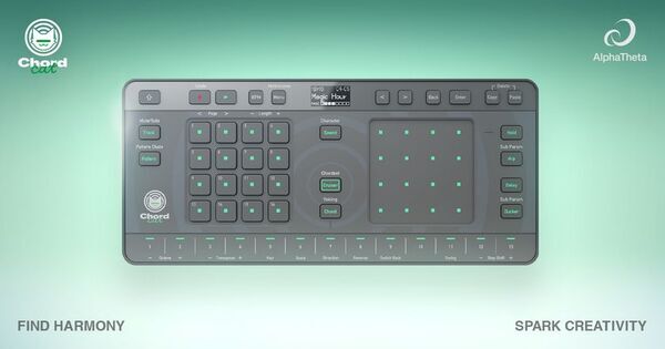 コードレコメンド機能でコードが弾ける、作れる、ひらめきが生まれるグルーヴボックス「Chordcat」