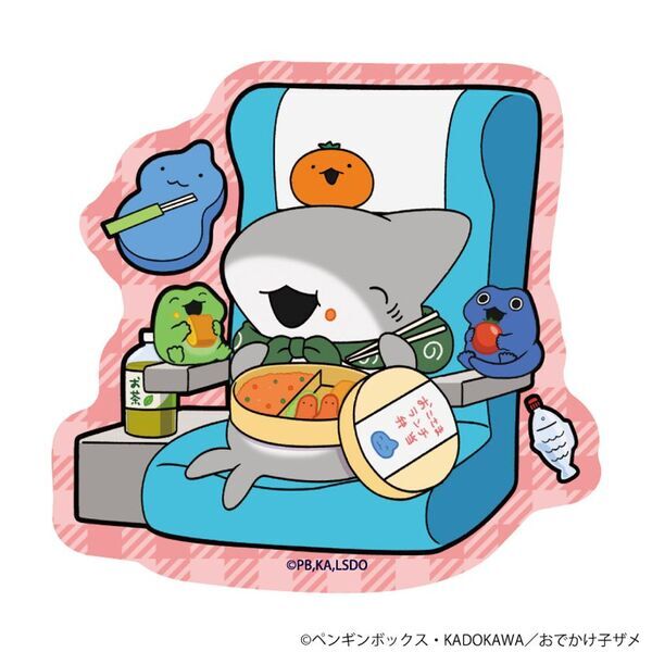 SNS発の大人気アニメ「おでかけ子ザメ」とコラボレーション！全アイテム描き下ろしのオリジナルグッズが登場！