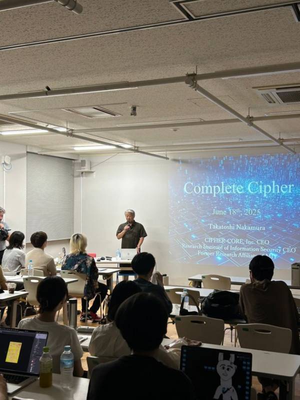 東京藝術大学での特別講義を開催(6月18日)　「完全暗号」技術で芸術と社会の未来を守るサイファ・コアの挑戦