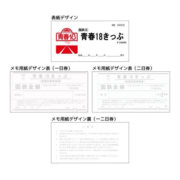 ―日本全国を旅したあの日の思い出がよみがえる―　懐かしいデザインの「青春18きっぷ」グッズが新登場！