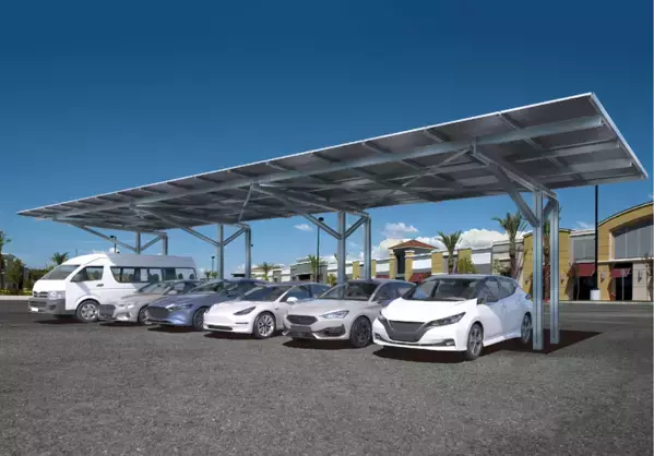 産業向け後方支持タイプソーラーカーポート「Dulight Spacious(デュライト スペーシャス)」の新仕様を7月23日(水)より販売開始