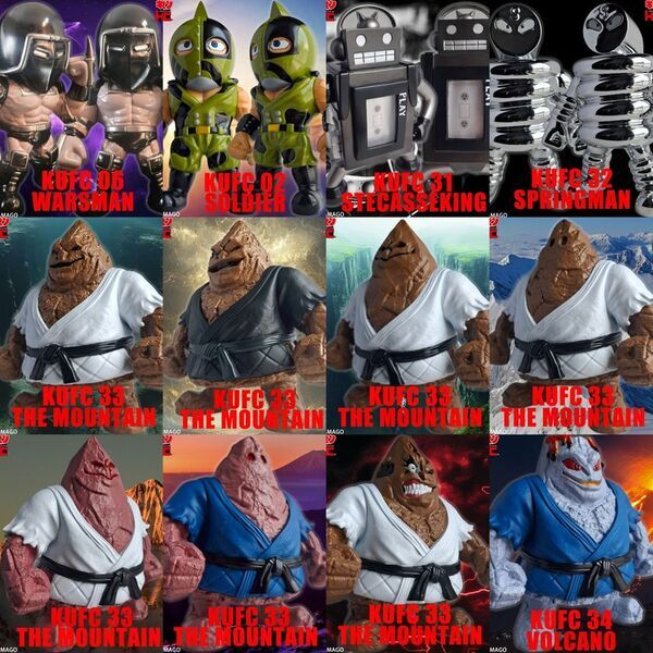 『キン肉マン』より“超人山脈”ザ・魔雲天のソフビフィギュア8種を7月25日(金)21:00より販売開始