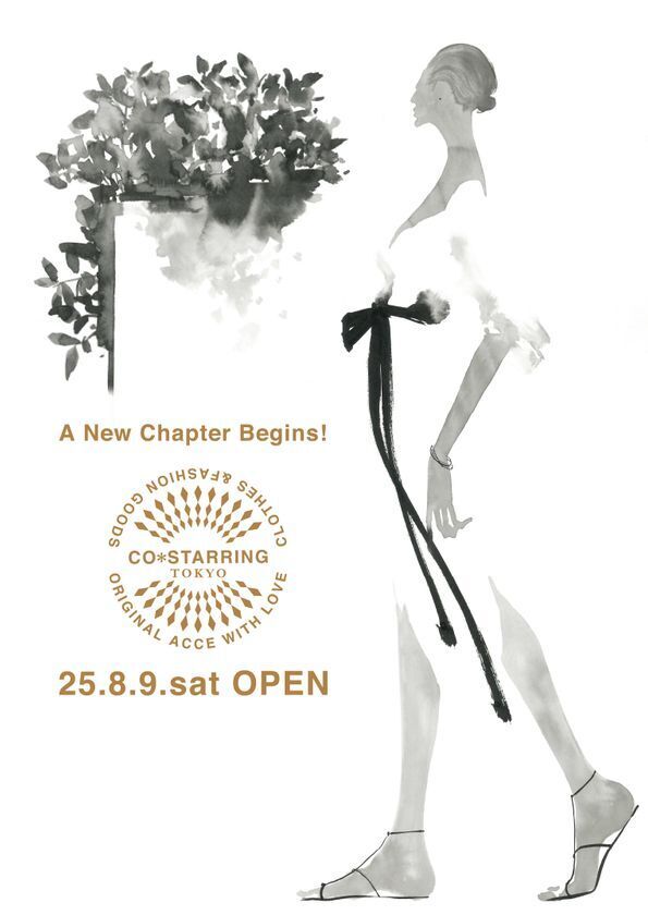 大阪と東京に店舗を構える『CO＊STARRING』が、東京店を自由が丘から移転し、都立大学駅(東京都目黒区)に2025年8月9日(土)OPENいたします