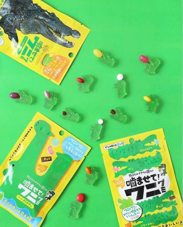 熱川バナナワニ園監修“味変”が楽しめる新感覚のお菓子『噛ませて！ワニグミ　味変の王様バナナあじ』を8月1日に発売