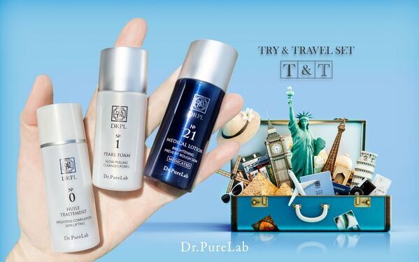 プロが選ぶ旅コスメ！エステサロン専売 本格スキンケアブランドDRPLシリーズから「トライ＆トラベルセット」が発売