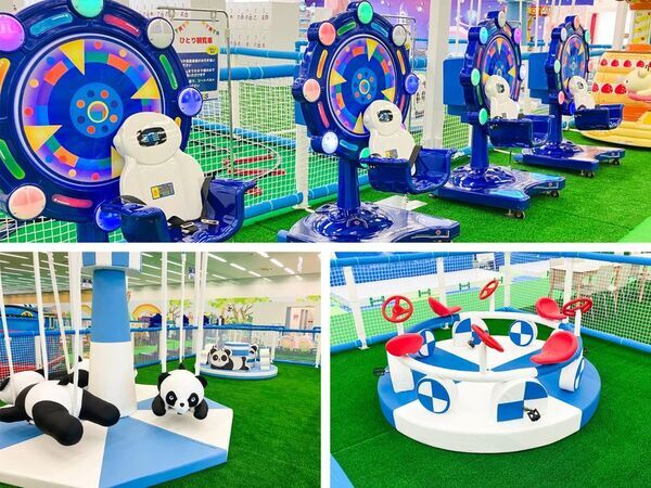 巨大室内遊園地「キッズランドUS MAX 山口宇部店」7月25日(金)グランドオープン　体育館約3個分の広さの園内には楽しい遊具が大充実