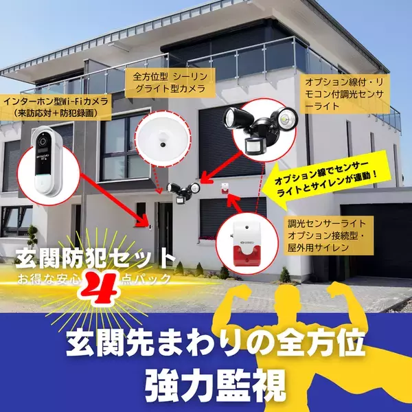 犯罪の芽を玄関先で摘む、今選ばれるべき防犯対策