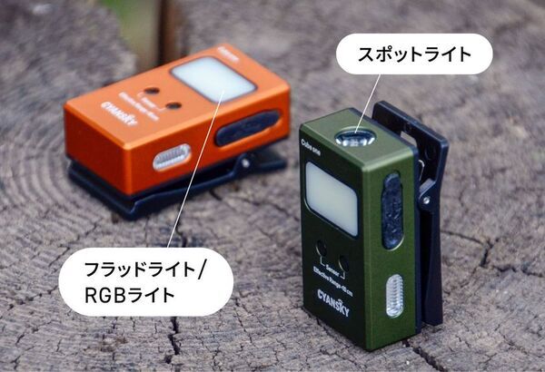 4wayクリップ式超小型タッチライト「Cube One」Makuakeにて8月6日より独占販売開始