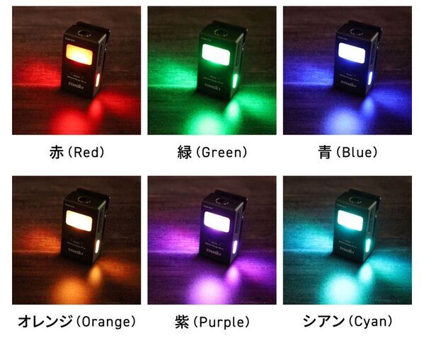 4wayクリップ式超小型タッチライト「Cube One」Makuakeにて8月6日より独占販売開始