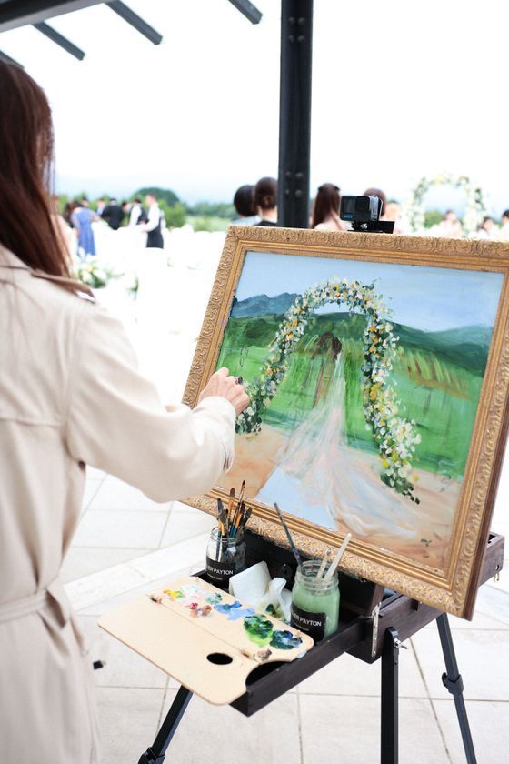 アメリカ発・結婚式の新しいトレンド！「ライブ・ウェディング・ペインティング」　5周年記念「プレゼントキャンペーン」再延長決定！