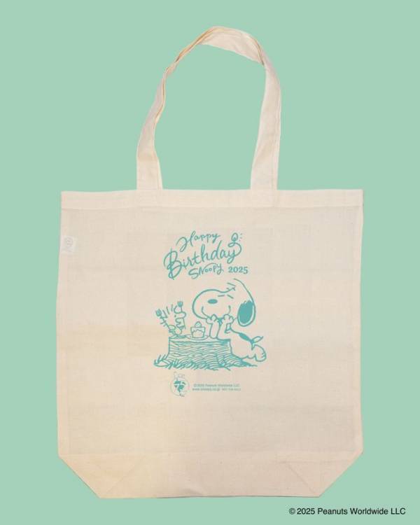 8月10日スヌーピーの誕生日は公式ショップでお祝い！オリジナルデザインのエコバッグがもらえるバースデーキャンペーンを開催！