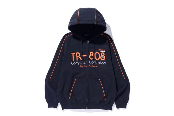 ローランドとXLARGEのコラボによるリズムマシン「TR-808」モチーフのアパレルを8月8日に発売