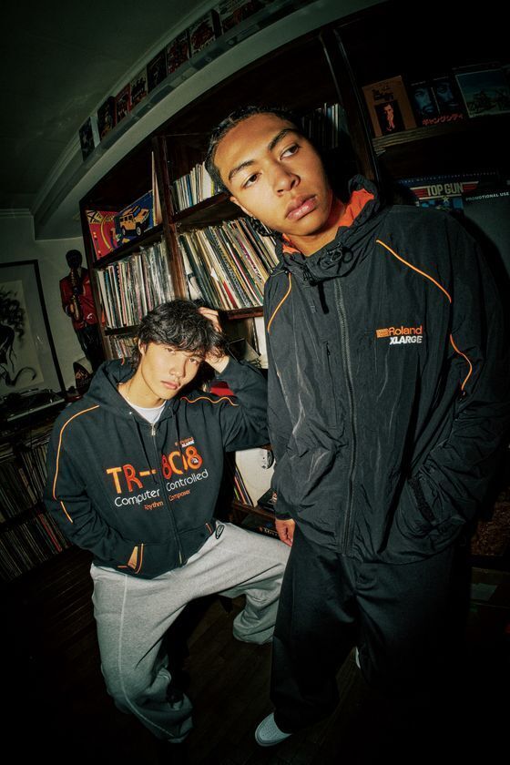 ローランドとXLARGEのコラボによるリズムマシン「TR-808」モチーフのアパレルを8月8日に発売