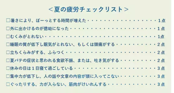 世代間で異なる“夏の疲れ”　特に深刻な40代、インドア化する若者　4人に3人が夏疲労　「見えない怪我」の危険性