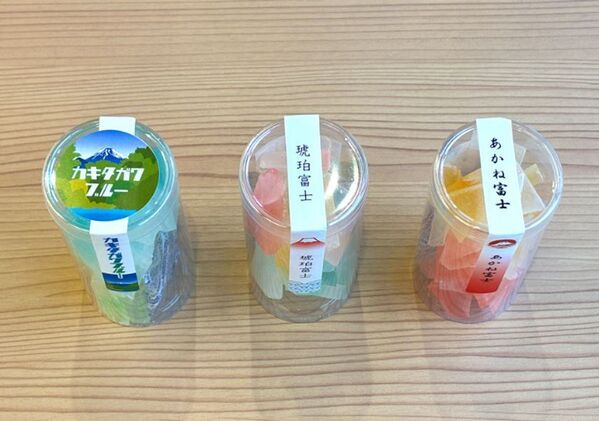 静岡の高校生×老舗メーカーによる富士山を模した琥珀糖3種を8月11日“山の日”に全国発売