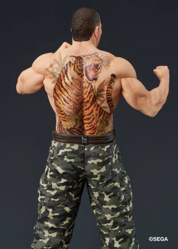 大人気ゲーム『龍が如く』シリーズより、冴島大河の刺青姿がスタチューフィギュア化！2026年1月発売予定！！