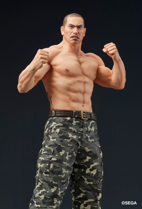 大人気ゲーム『龍が如く』シリーズより、冴島大河の刺青姿がスタチューフィギュア化！2026年1月発売予定！！