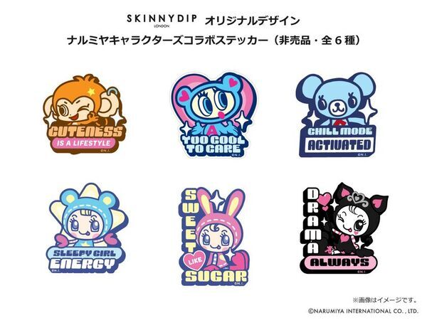 【SKINNYDIP LONDON】ナルミヤキャラクターズコラボが再び登場！Y2Kムードを進化させた新作コレクションを発売！
