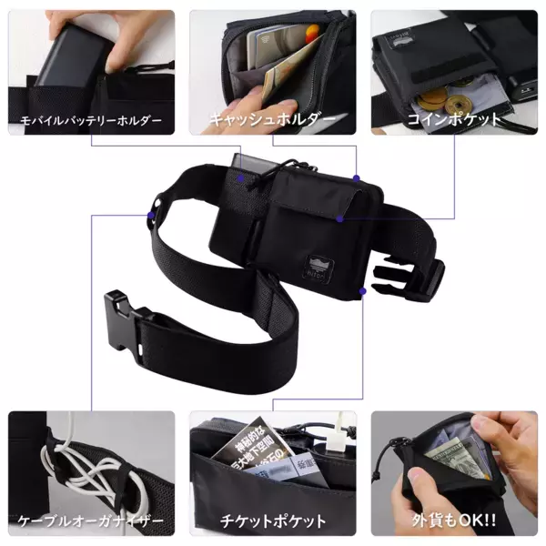 海外クラファン456％達成の話題作！大阪発“モバ充を腰に巻く”スマホ多用旅に最適なスマートポーチを8月19日に販売開始