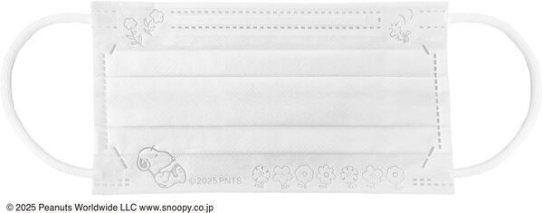 大人向けのキャラクターマスク「スヌーピー30枚入りBOXマスク(Nature)」を2025年8月下旬　新発売
