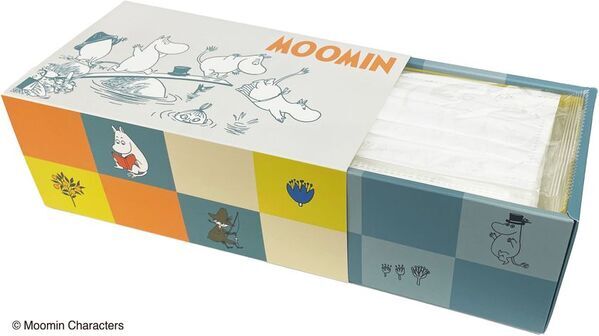 大人向けのキャラクターマスクを2025年8月下旬に新発売！「ムーミン30枚入りBOXマスク(パズル)」