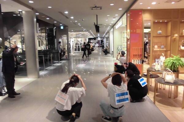 【あべのハルカス近鉄本店】９月１日「防災の日」にお客様参加型防災訓練を初開催