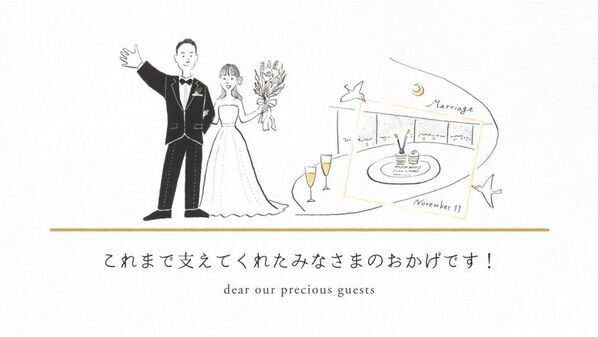 結婚式プロフィールムービー episode art movieを正式リリース　手描きのポップなイラストをパラパラ漫画風アニメーション化！