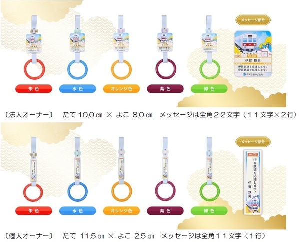 つり革のデザインを一新！伊賀鉄道の２０２５年度つり革オーナーを募集します！