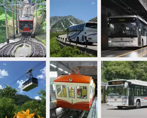 立山黒部アルペンルート、ユニークな6つの乗り物を楽しむイベント「のりものデイズ・秋篇」を9月20日「バスの日」から開始！