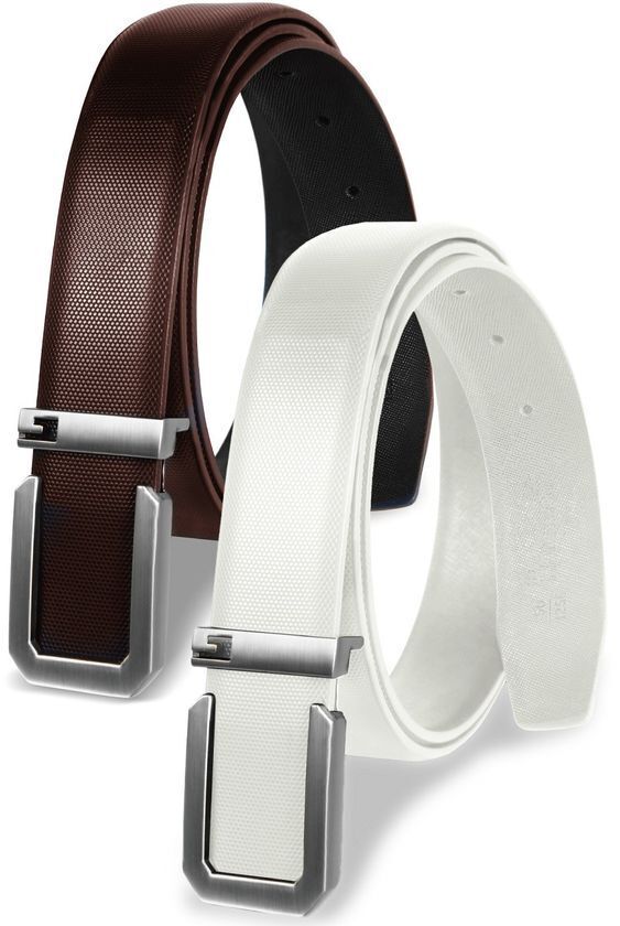 装着するだけでスタイルが整う内巻き式を採用した「新感覚・メンズ・内巻き式ベルト」人気のカラー・ホワイトにお得なセットカラー販売を開始！