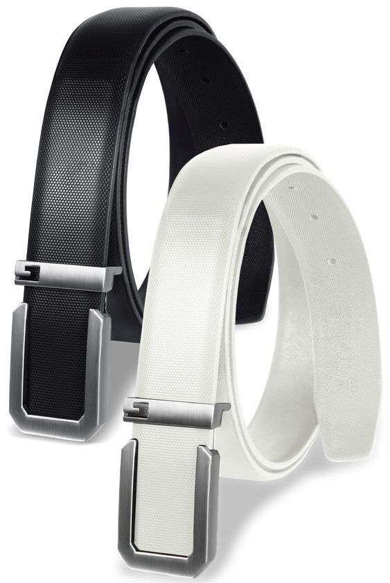 装着するだけでスタイルが整う内巻き式を採用した「新感覚・メンズ・内巻き式ベルト」人気のカラー・ホワイトにお得なセットカラー販売を開始！