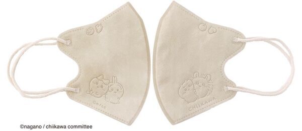 大人向けのキャラクターマスクを2025年9月上旬に新発売！「ちいかわ 3Dチャームポイントマスク(フルーツ)」