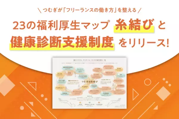 健康診断制度の設立を機に福利厚生マップ“糸結び”を作成　フリーランスメンバーの働き方を整える新たな取り組みをスタート
