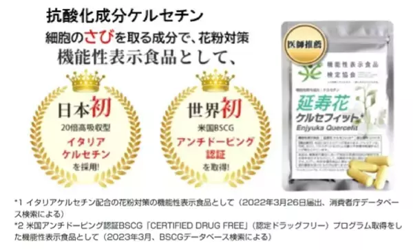 景表法OK！「世界初」「日本初」の認定サービス開始　米国BSCGによる健康食品、化粧品、ペットフードの品質認証　原料の医薬品成分コンタミネーション防止も可能