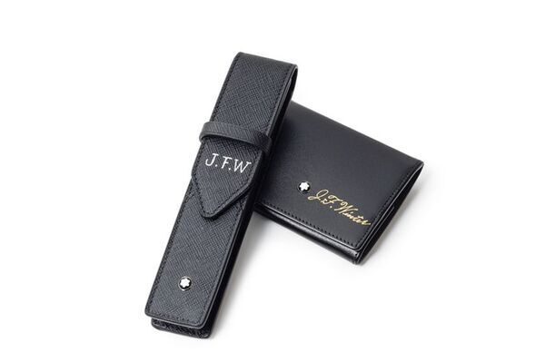 モンブラン、2025秋冬 レザーキャンペーンを開催　カリグラフィーが彩る、世界でたった一つの逸品